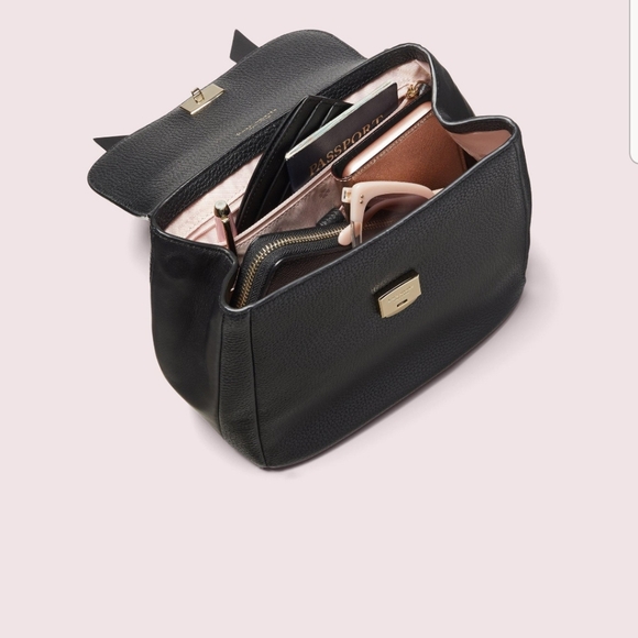 Kate Spade Leather Lake Convertible Backpack - Picture 2 of 5